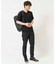 【接触冷感/UVカット/毛玉になりにくい】シルケットスムースVネックカットソー