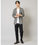 【接触冷感/UVカット/毛玉になりにくい】シルケットスムースVネックカットソー