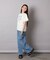 [130-160]サイドスリットデニム