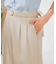 【洗える】ベルト付きストレートパンツ