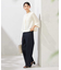 【接触冷感/ストレッチ】デニムワイドパンツ