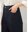 【接触冷感/ストレッチ】デニムワイドパンツ