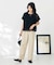 【洗える】タックワイドテーパードパンツ【WEB限定】