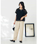 【洗える】タックワイドテーパードパンツ【WEB限定】