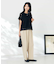 【洗える】タックワイドテーパードパンツ【WEB限定】