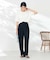 【洗える】タックワイドテーパードパンツ【WEB限定】
