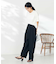 【洗える】タックワイドテーパードパンツ【WEB限定】