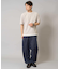 【軽量】ワイドシルエットイージーカーゴパンツ
