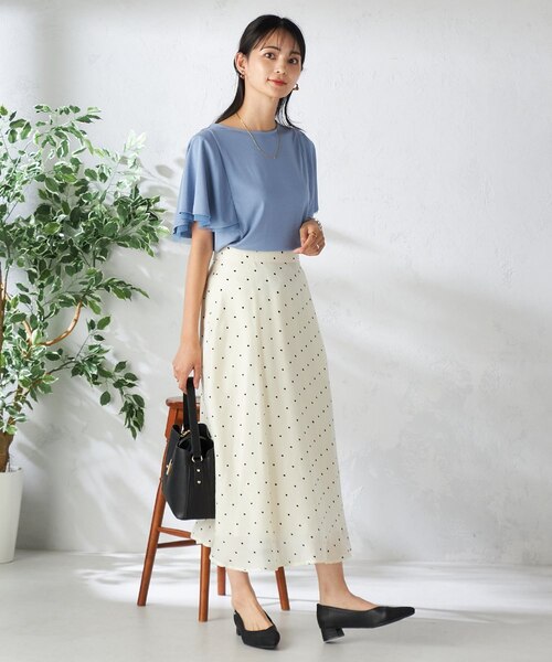 ドットフレアスカート｜アー・ヴェ・ヴェの通販｜&mall（アンド