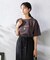 【接触冷感/UVカット】ボートネックロゴTシャツ