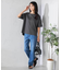 【接触冷感/UVカット】ボートネックロゴTシャツ