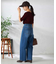 ストレッチカーヴィーデニムパンツ