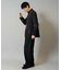【イージーケア/シワになりにくい】ペインター柄ワイドシルエットシャツ【洗濯機で洗える/ストレッチ】