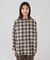 オンブレーチェックシャツ