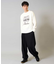 【綿100％】フォトプリントワイドシルエットカットソー　ロンT
