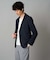 【雑誌MonoMax11月号掲載】デニムライクストレッチスマートジャケット【イージーケア/洗濯機で洗える】〈ON/OFF SERIES〉