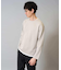 【イージーケア毛玉になりにくい】シャンブレーフェイクレイヤードカットソー【洗濯機で洗える】