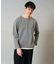 【イージーケア毛玉になりにくい】シャンブレーフェイクレイヤードカットソー【洗濯機で洗える】