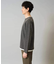 【イージーケア毛玉になりにくい】シャンブレーフェイクレイヤードカットソー【洗濯機で洗える】