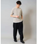【雑誌MonoMax11月号掲載】ワンタックワイドイージースラックス　LANATEC【ストレッチ/洗濯機で洗える/イージーケア/毛玉になりにくい】