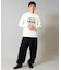 【イージーケア/毛玉になりにくい】オーバーパンツ LANATEC【洗濯機で洗える】