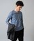 【雑誌MonoMax11月号掲載】針抜きジャカードＶネックＴシャツ【洗濯機で洗える/毛玉になりにくい】通勤/ビジネス/ジャケット〈ON/OFF SERIES〉