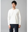 【雑誌MonoMax11月号掲載】針抜きジャカードＶネックＴシャツ【洗濯機で洗える/毛玉になりにくい】通勤/ビジネス/ジャケット〈ON/OFF SERIES〉