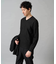 【雑誌MonoMax11月号掲載】針抜きジャカードＶネックＴシャツ【洗濯機で洗える/毛玉になりにくい】通勤/ビジネス/ジャケット〈ON/OFF SERIES〉