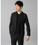 【雑誌MonoMax11月号掲載】針抜きジャカードＶネックＴシャツ【洗濯機で洗える/毛玉になりにくい】通勤/ビジネス/ジャケット〈ON/OFF SERIES〉