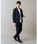 【イージーケア/毛玉になりにくい】ブロックリンクスジャカードクルーネックスマートＴシャツ【洗濯機で洗える】通勤/ビジネス/ジャケット〈ON/OFF SERIES