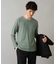 【イージーケア/毛玉になりにくい】ブロックリンクスジャカードクルーネックスマートＴシャツ【洗濯機で洗える】通勤/ビジネス/ジャケット〈ON/OFF SERIES