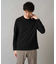 【イージーケア/毛玉になりにくい】ブロックリンクスジャカードクルーネックスマートＴシャツ【洗濯機で洗える】通勤/ビジネス/ジャケット〈ON/OFF SERIES