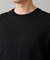 【イージーケア/毛玉になりにくい】ブロックリンクスジャカードクルーネックスマートＴシャツ【洗濯機で洗える】通勤/ビジネス/ジャケット〈ON/OFF SERIES