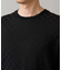 【イージーケア/毛玉になりにくい】ブロックリンクスジャカードクルーネックスマートＴシャツ【洗濯機で洗える】通勤/ビジネス/ジャケット〈ON/OFF SERIES
