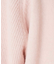 ラメVネックチュニックニット