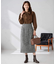 ロービングツイードナロースカート