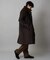 ワイドシルエットスタンドカラーコート