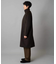 ワイドシルエットスタンドカラーコート
