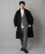 ワイドシルエットステンカラーコート