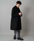 ワイドシルエットステンカラーコート