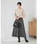 箔ドットフレアスカート