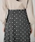 箔ドットフレアスカート