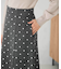 箔ドットフレアスカート