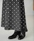 箔ドットフレアスカート