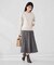 【洗える】フェイクスエードランダムプリーツスカート
