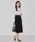 【洗える/ストレッチ/セットアップ対応】ダブルクロスタイトスカート