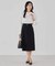 【洗える/ストレッチ/セットアップ対応】ダブルクロスタイトスカート