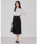 【洗える/ストレッチ/セットアップ対応】ダブルクロスタイトスカート
