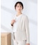 【洗える/UVカット】リネンライクストレッチキーネックジャケット