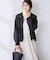 スタンドカラーセミシアーブルゾン